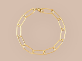 Aruna Link Armband - Stainless Steel Gold Plated