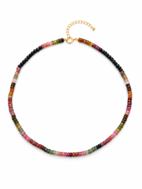 Tourmaline Gemstone Necklace – Gold Vermeil