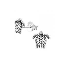 Turtle Studs Sterling Silver / Oorstekers