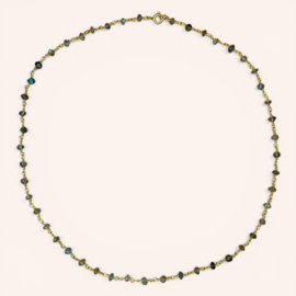 Labradoriet Glow Ketting - Gold Plated