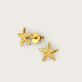 Starfish Earstuds  Gold Vermeil