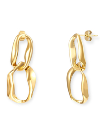 Aarya Earstuds - Stainless Steel Gold