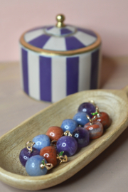 Edelsteen Appel Bedel Gold Plated