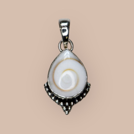 Shiva Shell Moongazer Pendant Sterling Silver