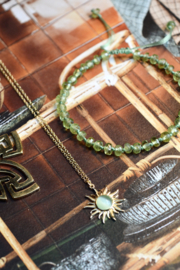 Peridot Mineral Bracelet