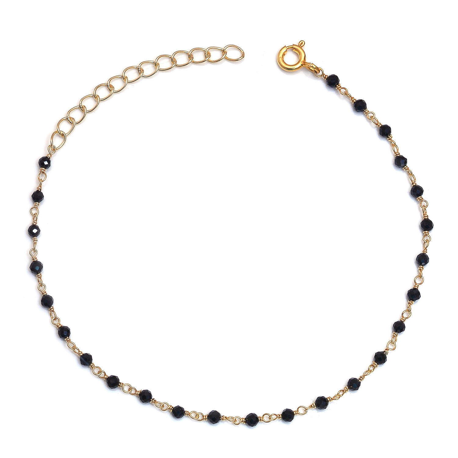 Onyx Harmonic Bracelet Gold Vermeil