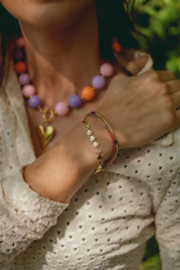 Shell Charm Bracelet Silver Plated