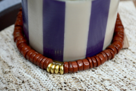 Rode Jaspis Ravi Armband 