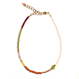 Beaded Bracelet Natural / Armband