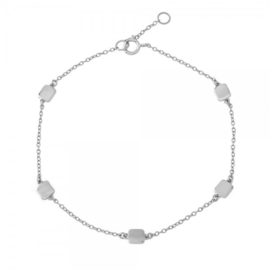 Sterling Silver Squares Bracelet / Armband