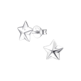 Star Studs Sterling Silver Oorstekers