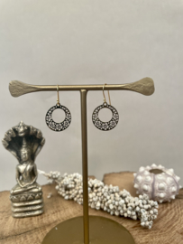 Boho Flower Gold Vermeil Earrings