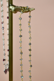 Labradoriet Glow Ketting - Gold Plated