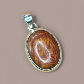 Snakeskin Jaspis Hanger - Sterling Zilver