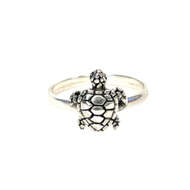 Sea Turtle Ring Sterling Silver