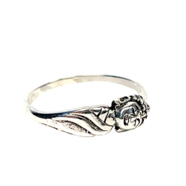 Buddha Ring Sterling Silver 16.5