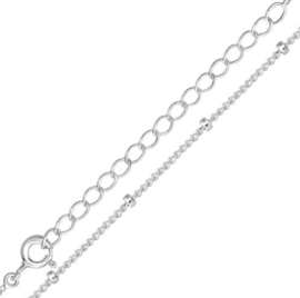 Ball Chain Sterling Silver Necklace 45 cm