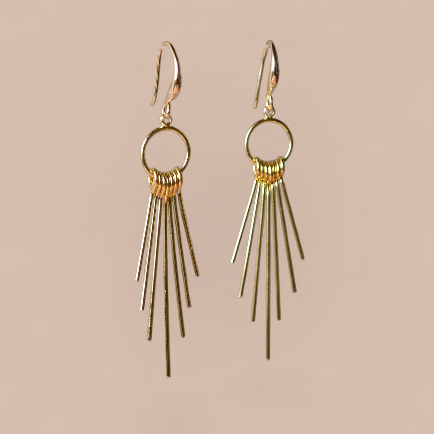 Tassel Earrings Gold Plated
