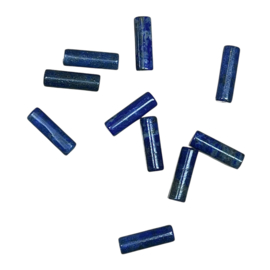 Lapis Lazuli Tube Beads (10 pcs)