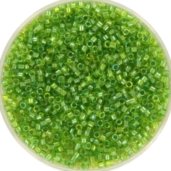 Miyuki Delica 2 mm Fancy Lined Chartreuse 2376