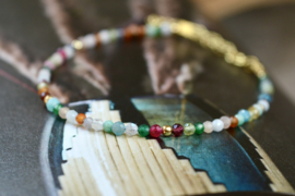 Multi Stone Bracelet Gold Vermeil