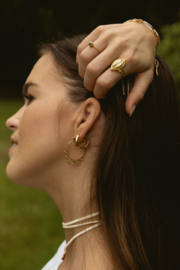 Hoops Gold Vermeil 19mm Oorbellen