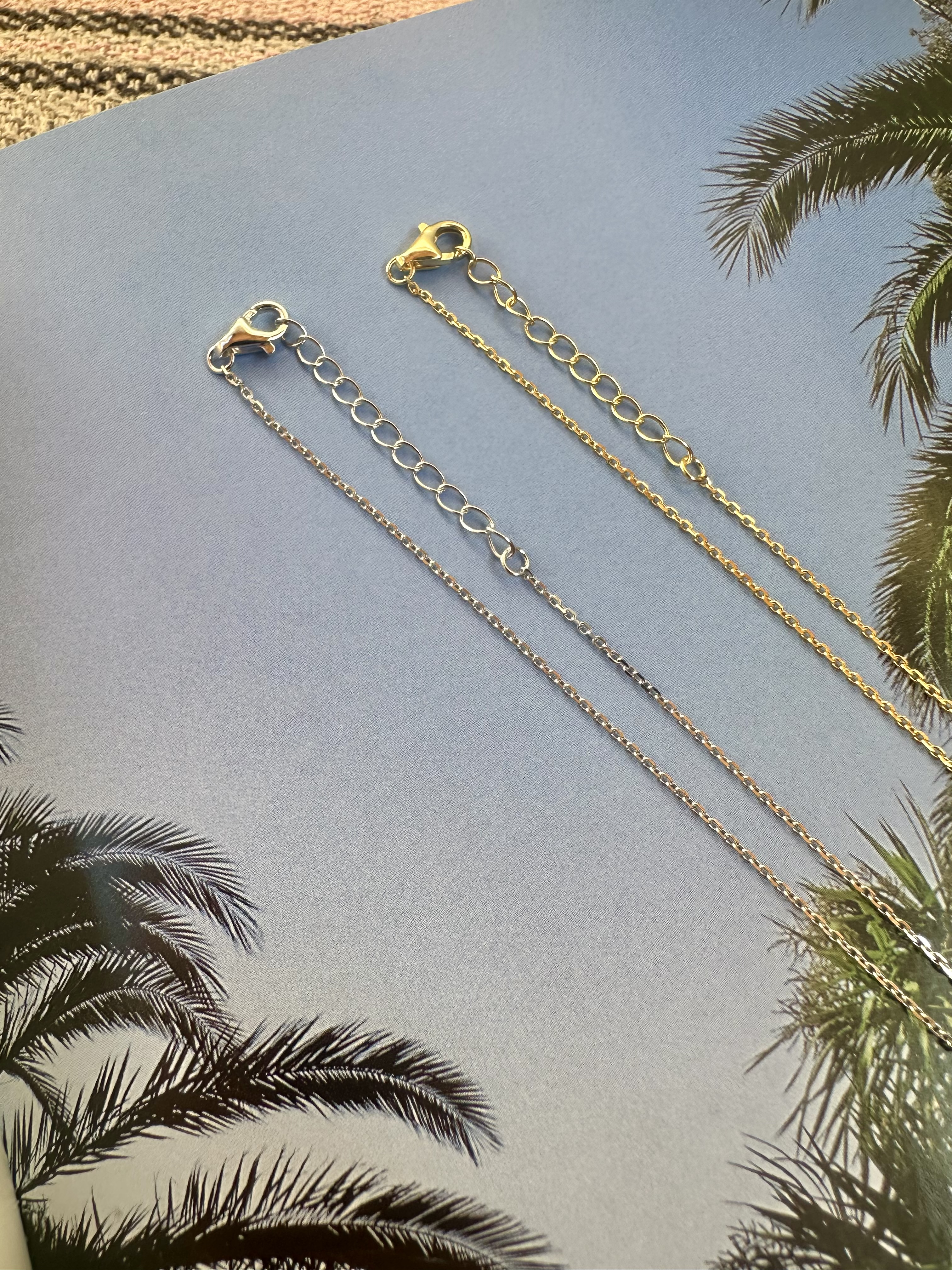 Zirconia Fish Necklace Gold Vermeil