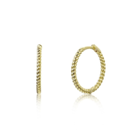 Twisted Hoops Gold Vermeil