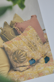 Rocky Apatiet Earchains - Gold Vermeil