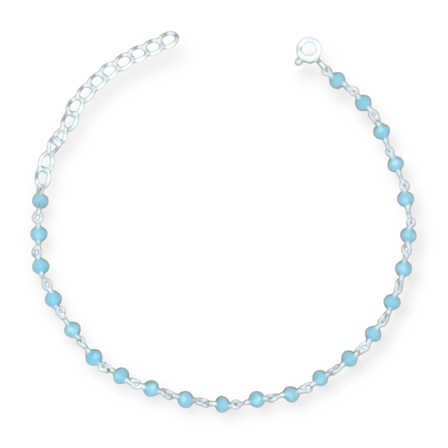 Chalcedony Harmonic Bracelet  Sterling Silver