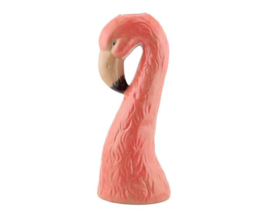Stoneware Vase Flamingo