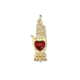 Hart Hand Bedel Goud