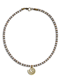 Vanuatu Spiral Ketting - Brass