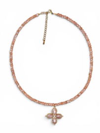 Zonnesteen Ladakhi Ketting - Gold Plated