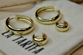 Hoop Earrings Large Gold Vermeil