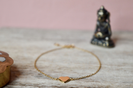Hartje Armband - Gold Vermeil