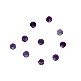 Amethist Facet Coin Kralen (10 pcs)