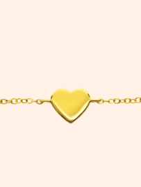 Heart Bracelet - Gold Vermeil