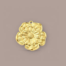 Bloem Bedel RVS Gold Plated
