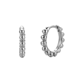 Ball Hoops Sterling Silver 13mm Oorbellen