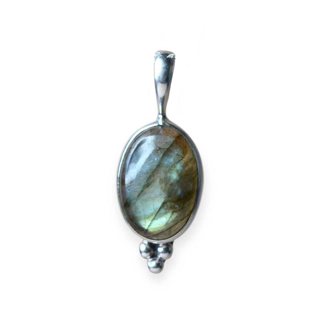 Labradorite Sangeh Pendant Sterling Silver