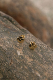 Clover Gold Vermeil Studs / Oorstekers