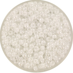 Miyuki Rocailles 3 mm ceylon White Pearl 8-528