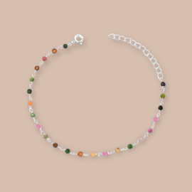 Tourmaline Harmonic Bracelet / Sterling Silver