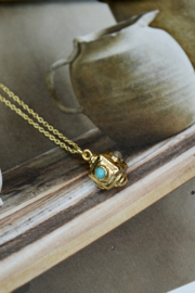 Amulet Necklace Gold Plated
