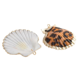 Luipaard Print Schelp Bedel