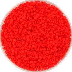 Miyuki Delica 2 mm Opaque Matte Vermillion Red 757