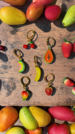 Fruit Vibes Oorbel - Gold Plated