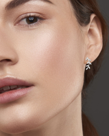 Vine Ear Studs - Sterling Zilver