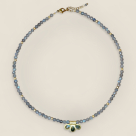 Siena Rumi Labradorite Necklace Gold Plated